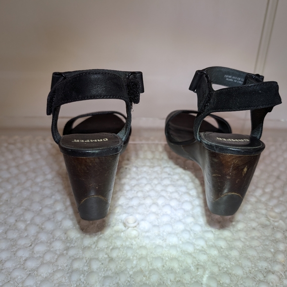 Camper - Black Wedge Sandals with Adjustable Ankle Strap - Size 36 - Picture 5 of 6